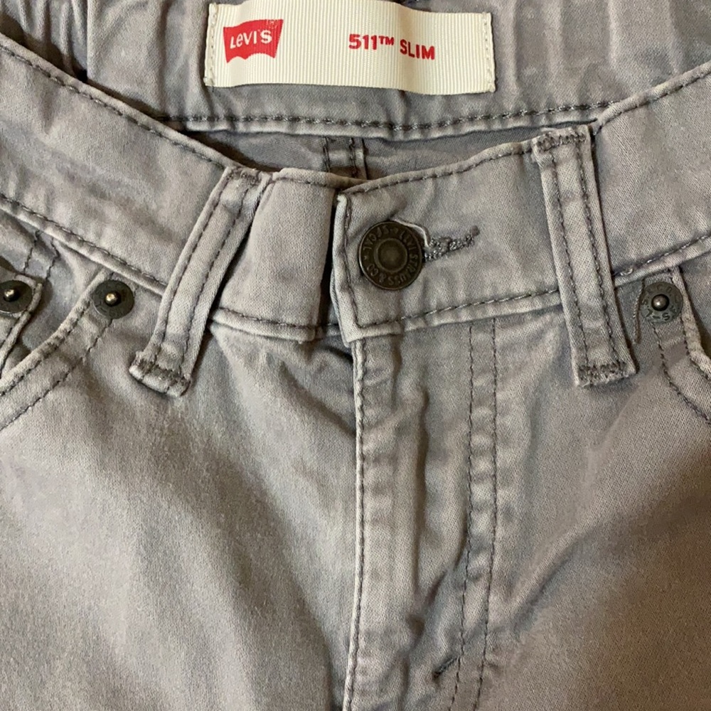 Levi’s 511 Slim Gray jeans - Picture 3 of 5